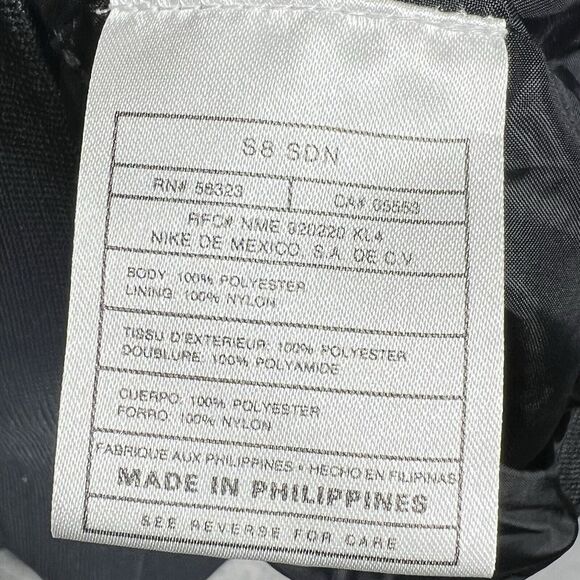 Nike Golf Windbreaker Jacket Mens Size Large V Neck Pullover Pockets Logo Sleeve - Picture 10 of 11